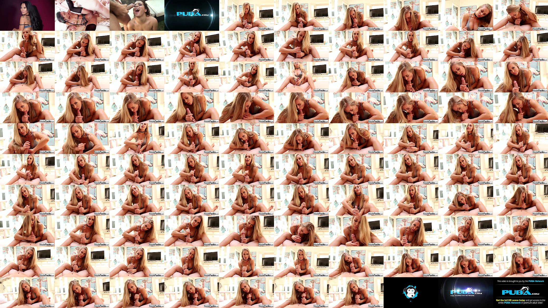 Hot  Nicole Aniston strokes and sucks a big dick to completion! 预览图