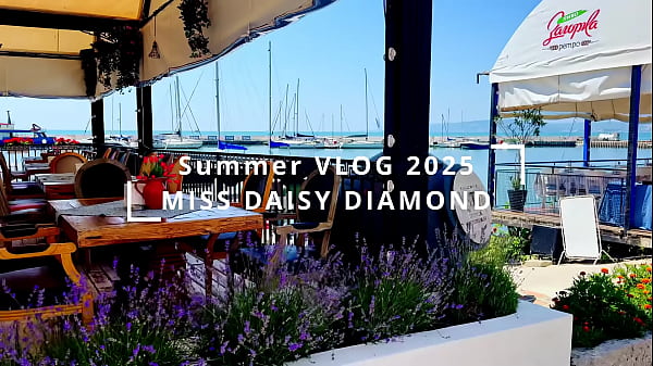 Visiting a castle in beatiful sea promenade town holiday VLOG