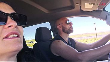 sex and squirt on a pickup truck in the middle of the desert with Mary Rider