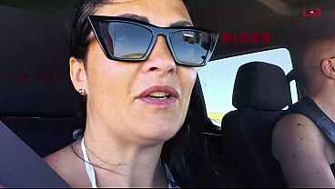 sex and squirt on a pickup truck in the middle of the desert with Mary Rider