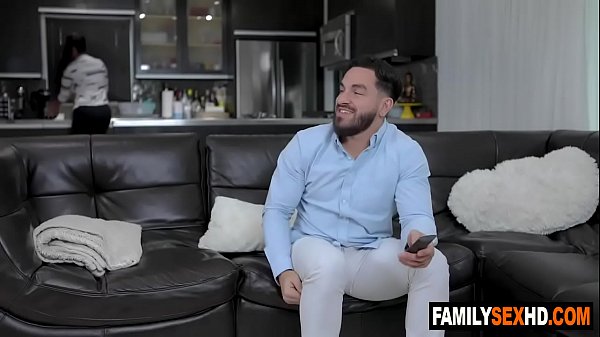 Horny stepsis begs her stepbrother to fuck her during quarantine - taboo porn