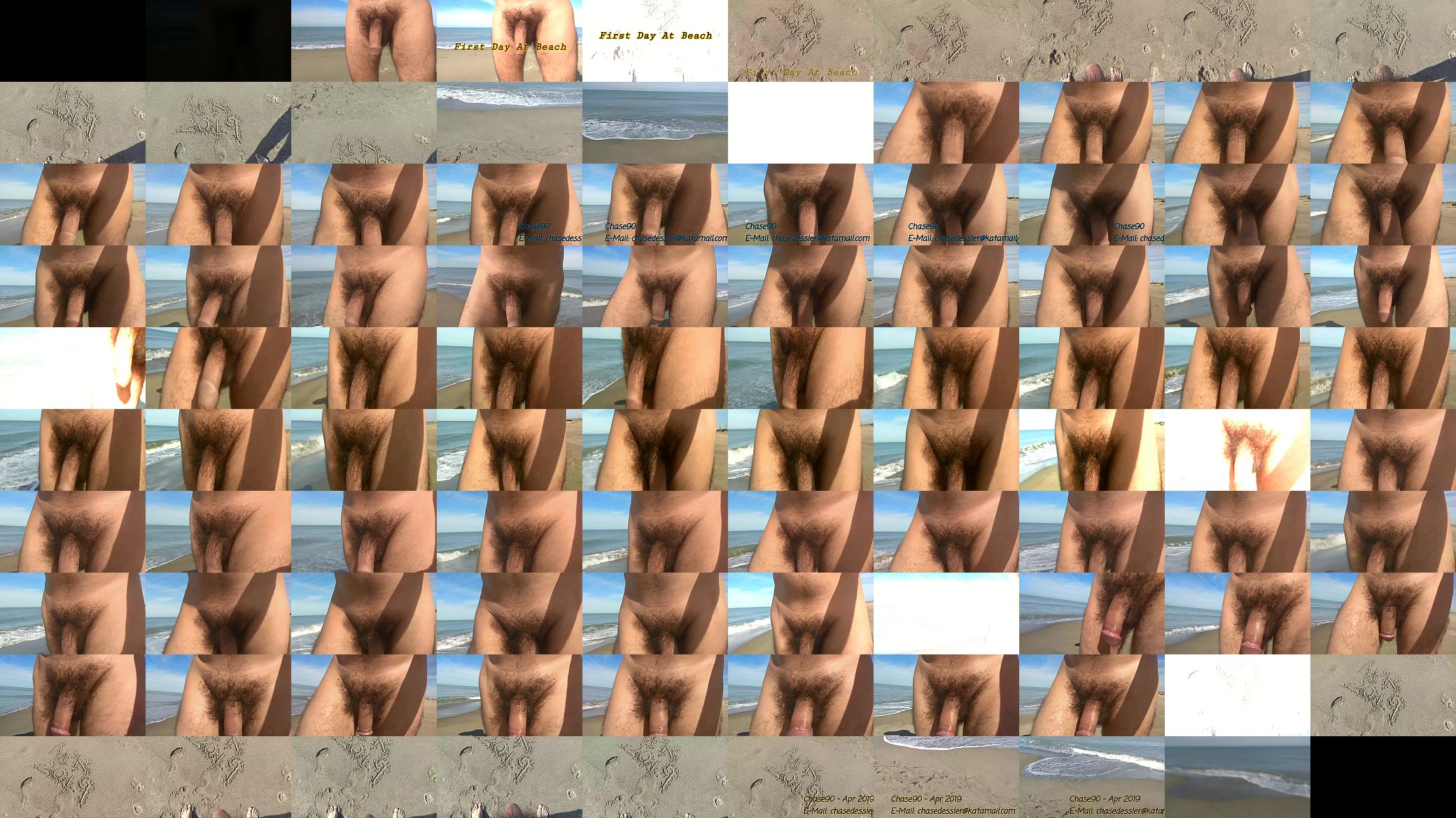 First day nude at beach 预览图