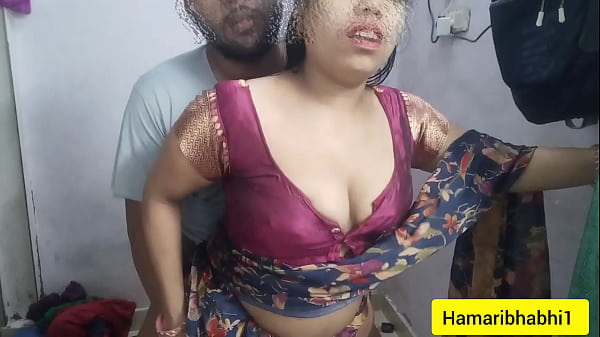 Hot Indian Desi Bhabhi's saree lifting and fucking. Indian Desi Bhabhi saree sex video.