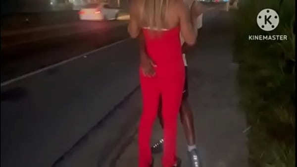 Black guy having sex with my wife in the middle of Dutra Avenue, Rio de Janeiro.