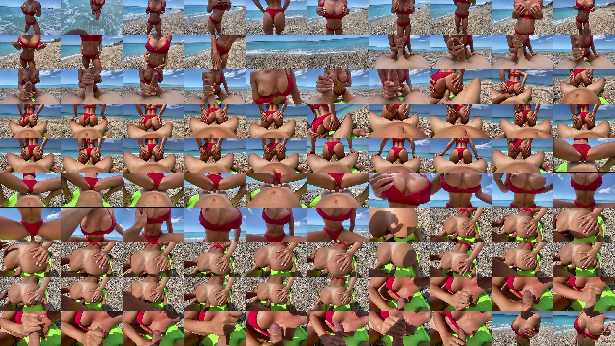 Amateur SexTape from Greek Beach - Risky Sex on the Beach - Cock2squirt 预览图