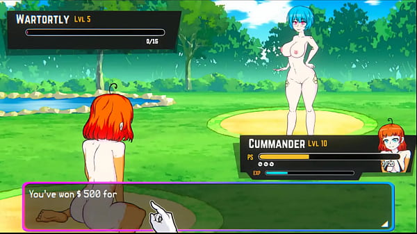 Download Video - Oppaimon &lbrack;Pokemon parody game&rsqb; Ep&period;5 small tits naked girl sex fight for training