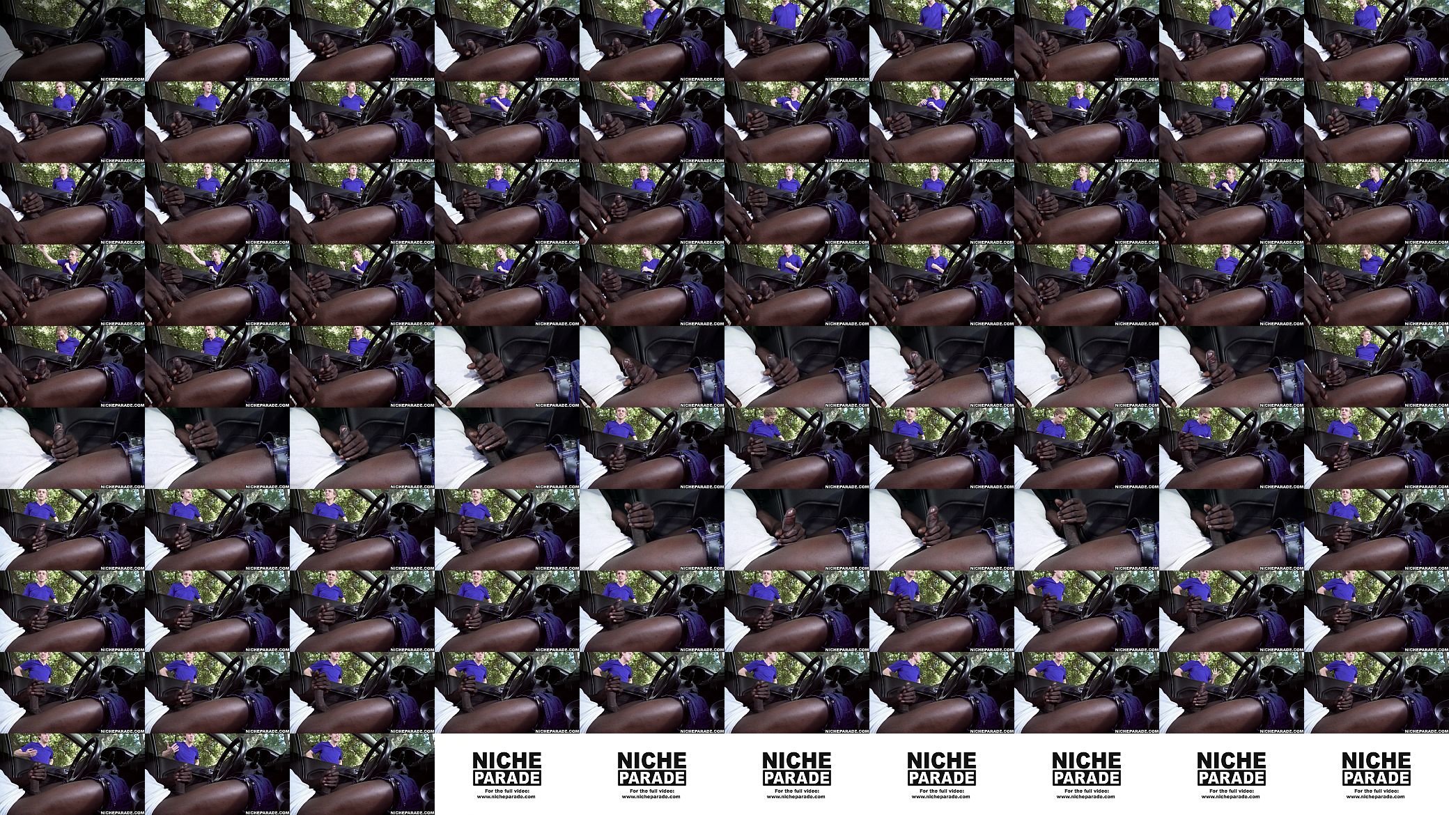 NICHE PARADE - Flashing My Big Black Cock, Got Myself HJ From White Guy 预览图