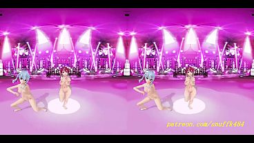 VR180 mmd SuiMari Dance 3d hololive Hentai
