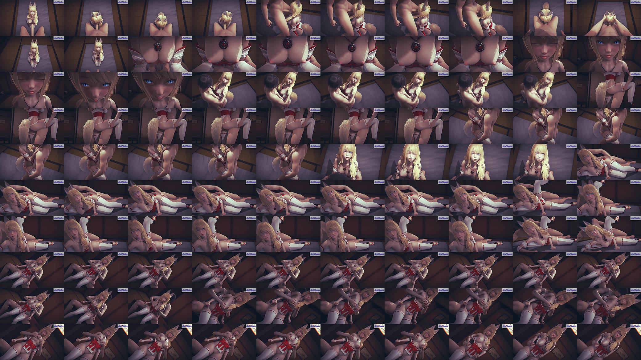 Fox Cosplay Girl Tame Fuck - 3D HENTAI 预览图