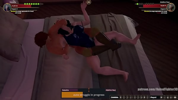 Natasha VS Adeline Vauj (Naked Fighter 3D)