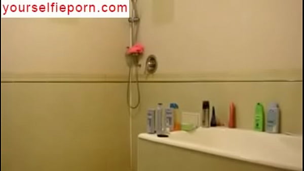Russian teen shower in vacation