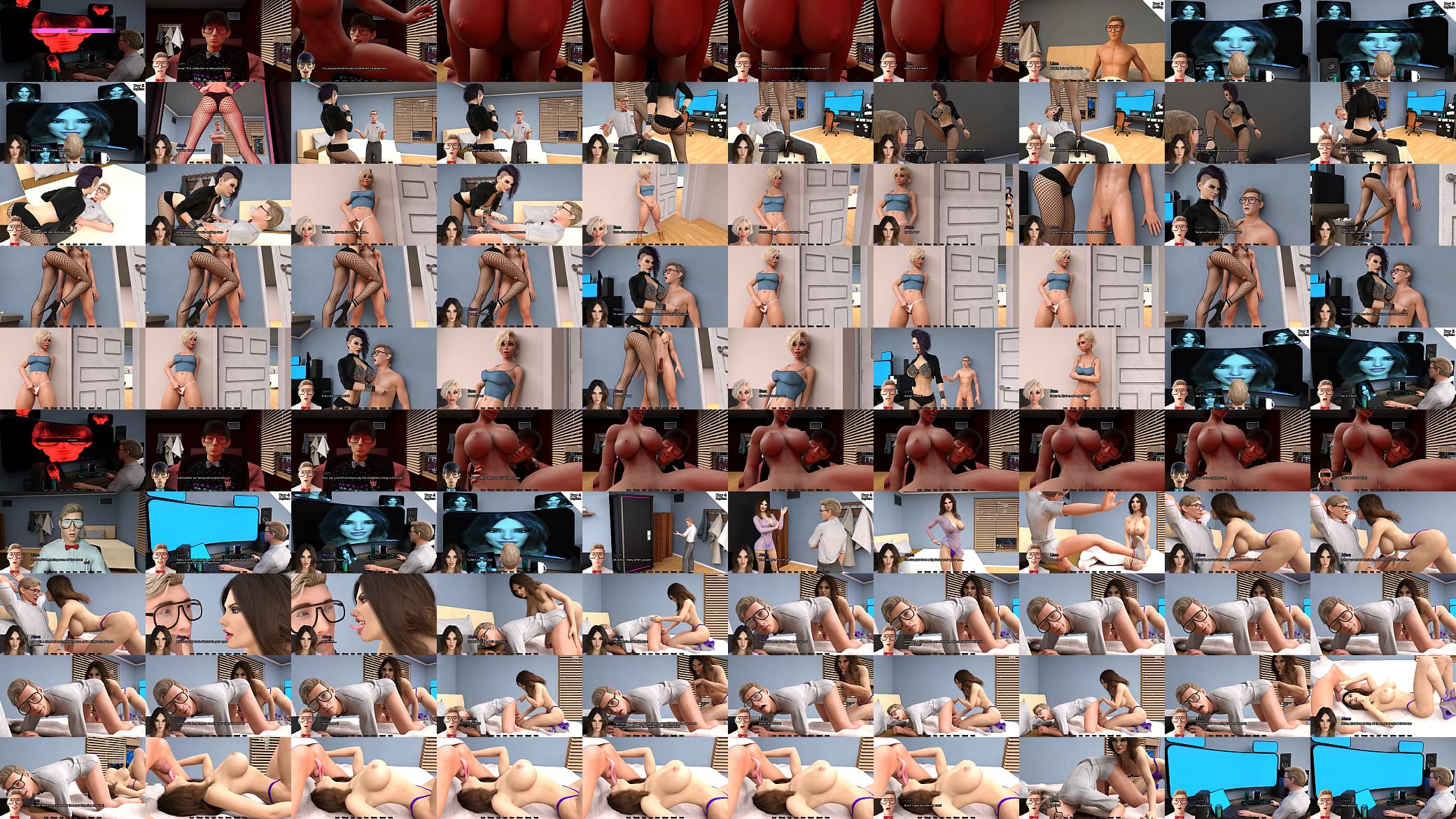 Femdom Blowjob   Ass Tongue Fuck- Sexbot #2- Gameplay 预览图