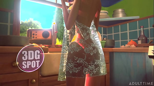 3DGSPOT - Tiny Trans Fucks With Giant Busty Trans! 3D CARTOON PORN!