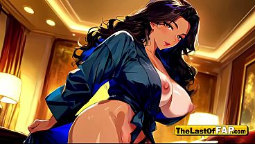 Horny Latina MILF Hotel Creampie - Seduced The Young Bellboy - UNCENSORED HENTAI