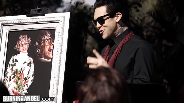 Download Video - BurningAngel Marley Brinx Seduces A DILF Into Fucking Her During His Wife's Burial