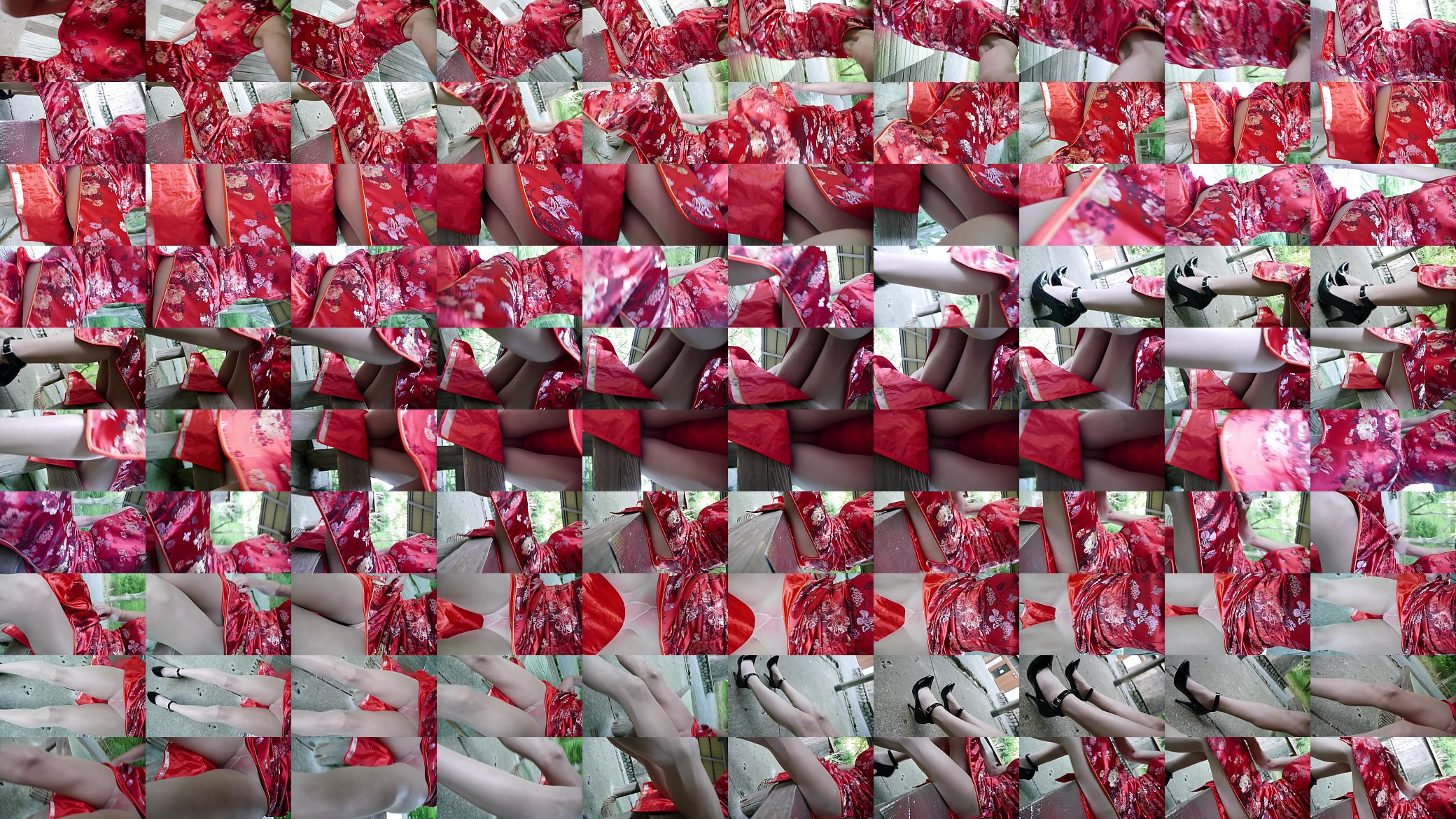 Ray Ayanashi japanese slave crossdresser red qipao 预览图