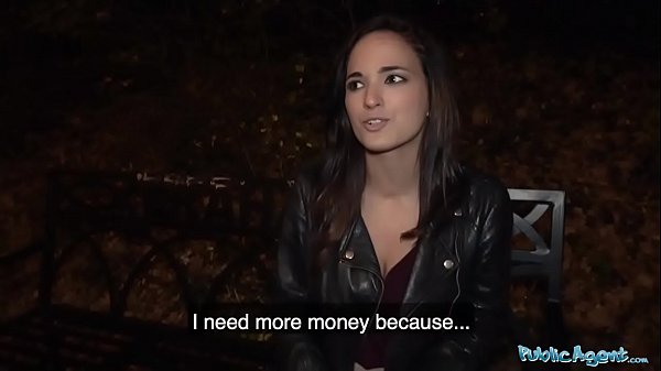 Public Agent Spanish hotty pussy pounded by a stranger