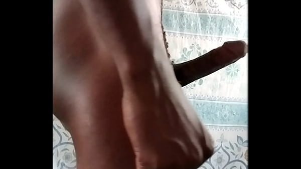 Caught on camera stroking his cock