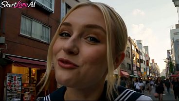 Mandie’s First Bukkake in Tokyo - AI GENERATED
