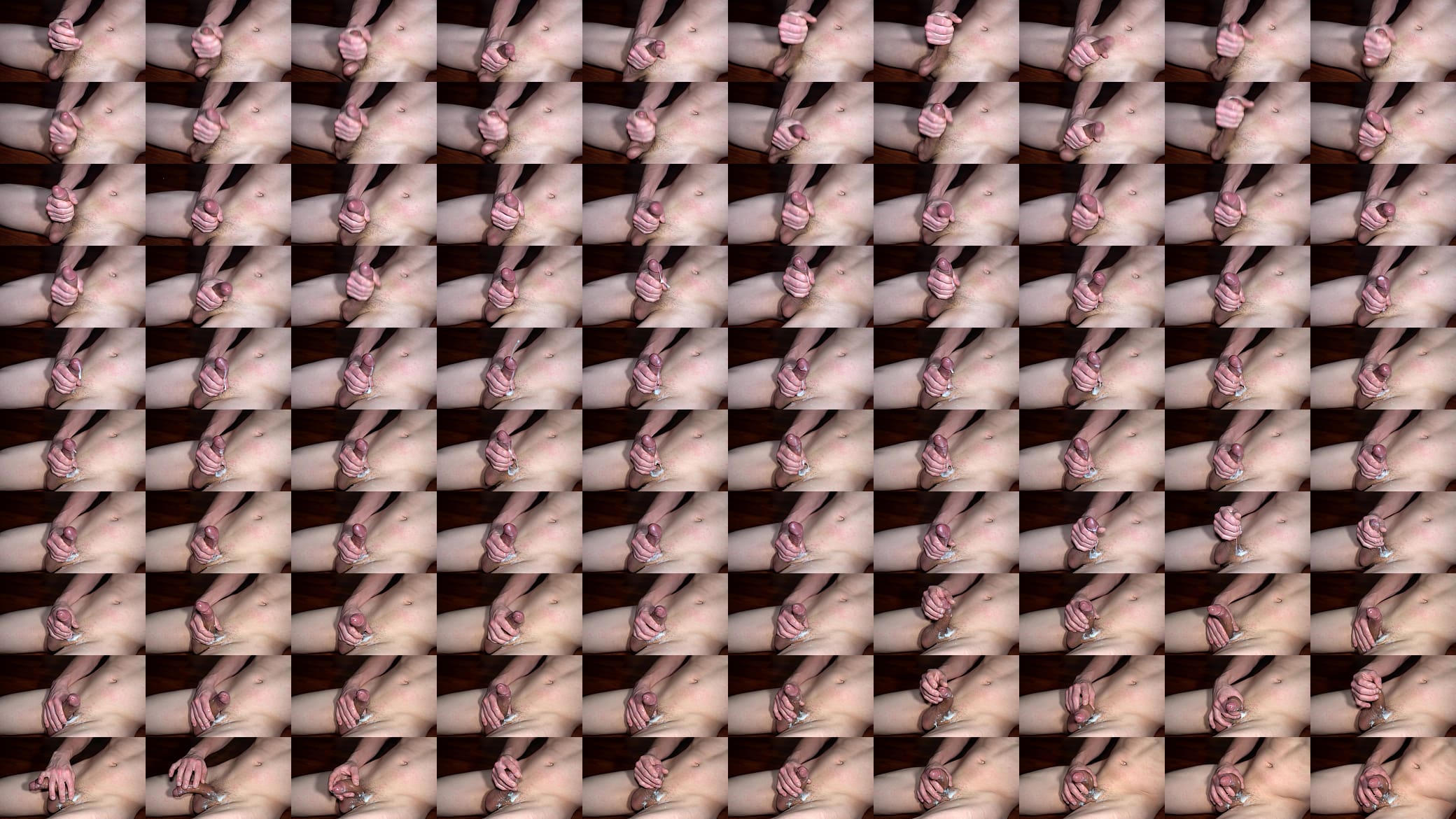 skinny guy masturbates and cums in slowmotion 预览图