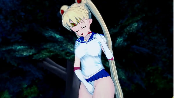 Download Video - Sailor Moon masturbating in the park at night&period; Uncensored Hentai&period;