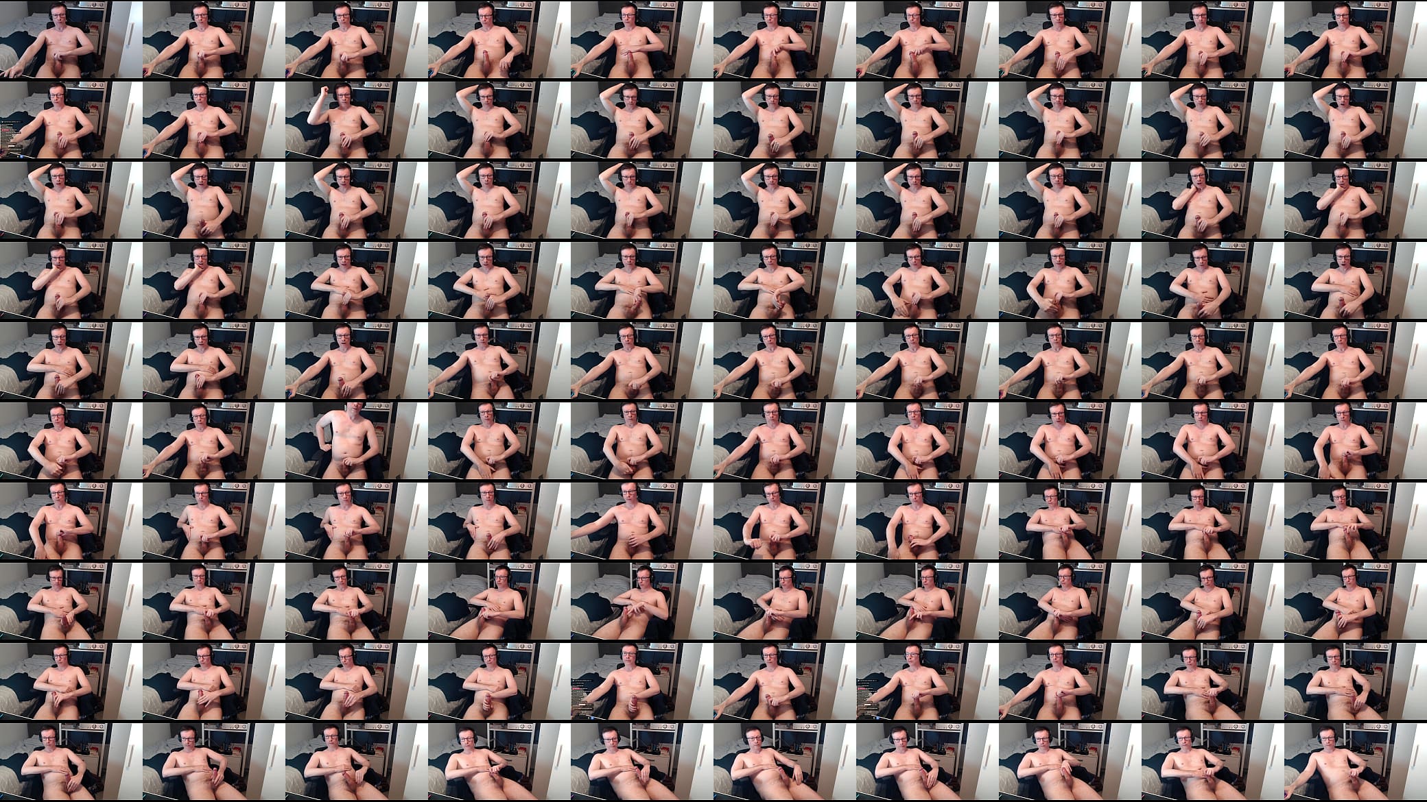 Boy Gooning Fat Cock In Bedroom Session On Cam 预览图