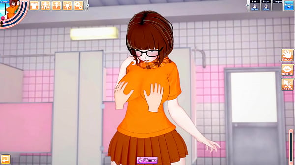 Velma Servicing A Lucky Cock