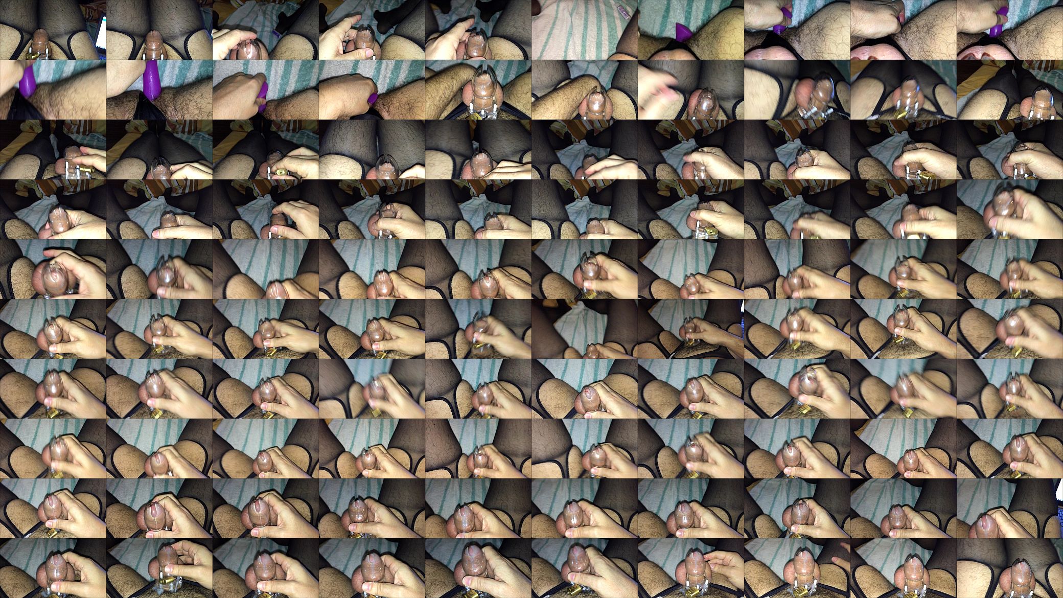 cum  while locked in cb6000s  chastity 预览图