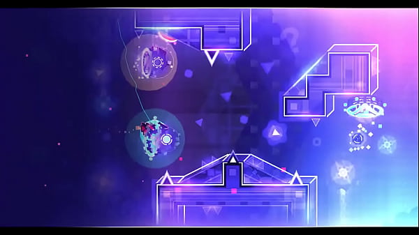 Jugando Geometry Dash "nana" 100% level