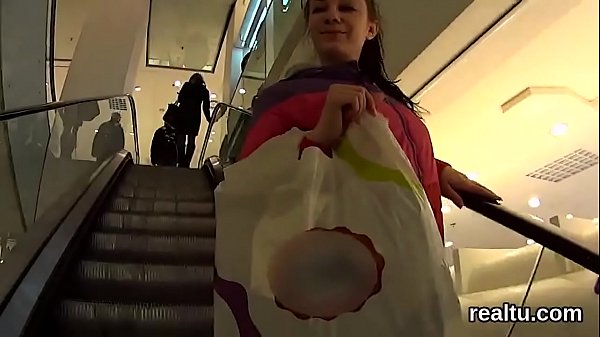 Exceptional czech chick is tempted in the shopping centre and shagged in pov