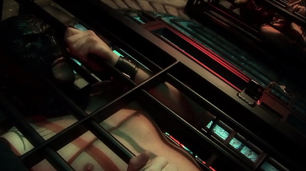 Lucy Belle looks sweet in a sexy outfit that strips down to reveal great lingerie and stockings