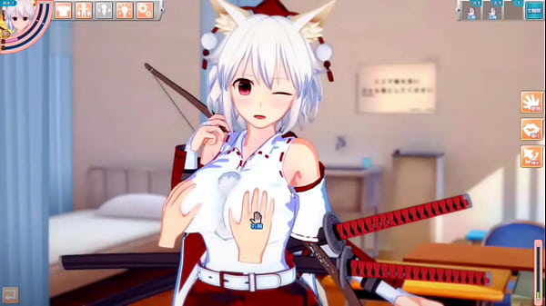 [Eroge Koikatsu! ] Touhou running boobs rubbed H! 3DCG Big Breasts Anime Video (Touhou Project) [Hentai Game Toho Momiji Inubashiri]