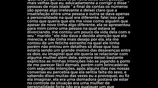 O DIA QUE EU TIVE RELAÇÕES COM A COROA GOSTOS4 CASADA