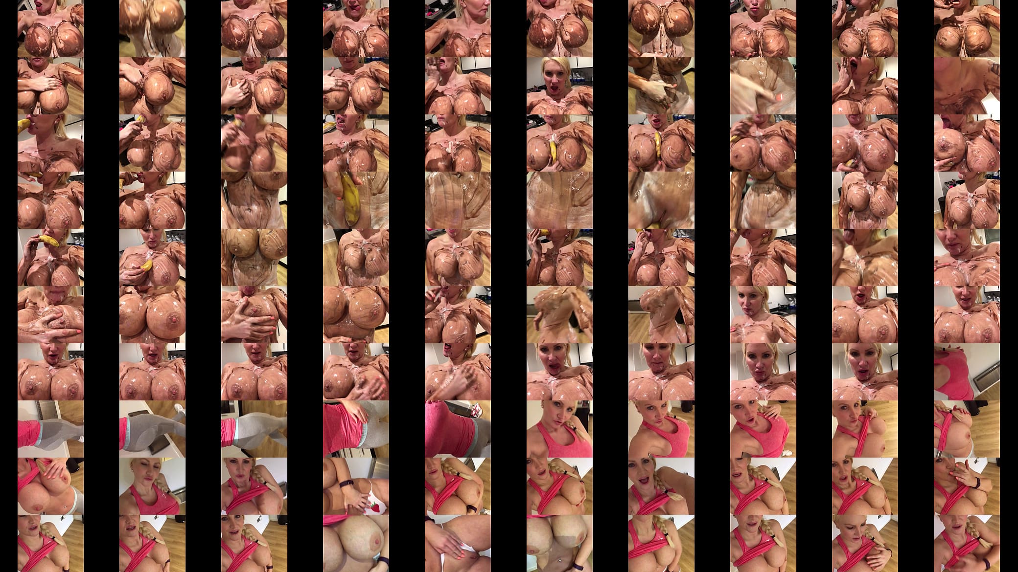 Huge 34JJ  tits messy food fetish play 预览图