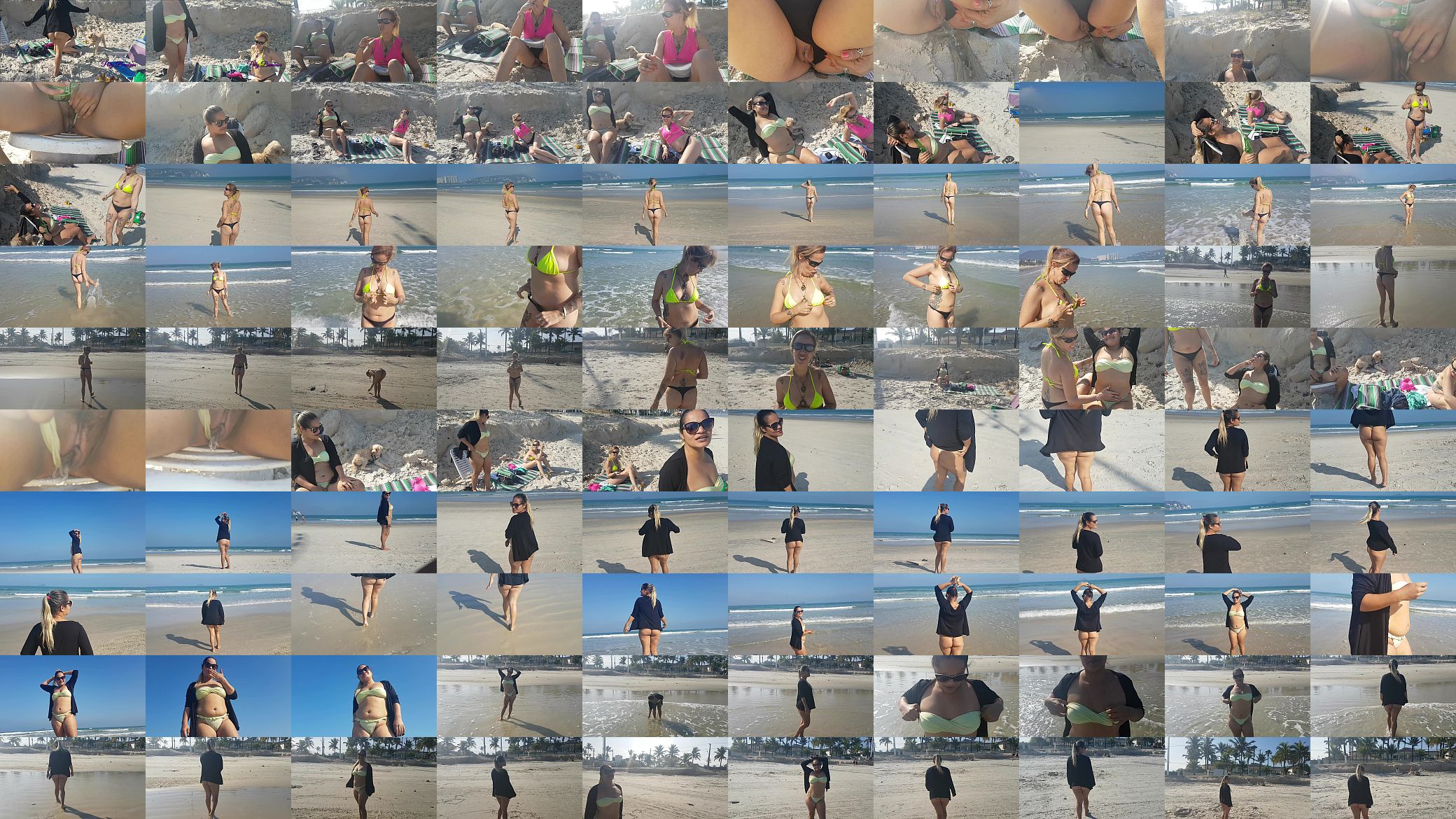 Duas atrizaes porno na praia aprontando !!! Paty Bumbum e Fada Mel 预览图