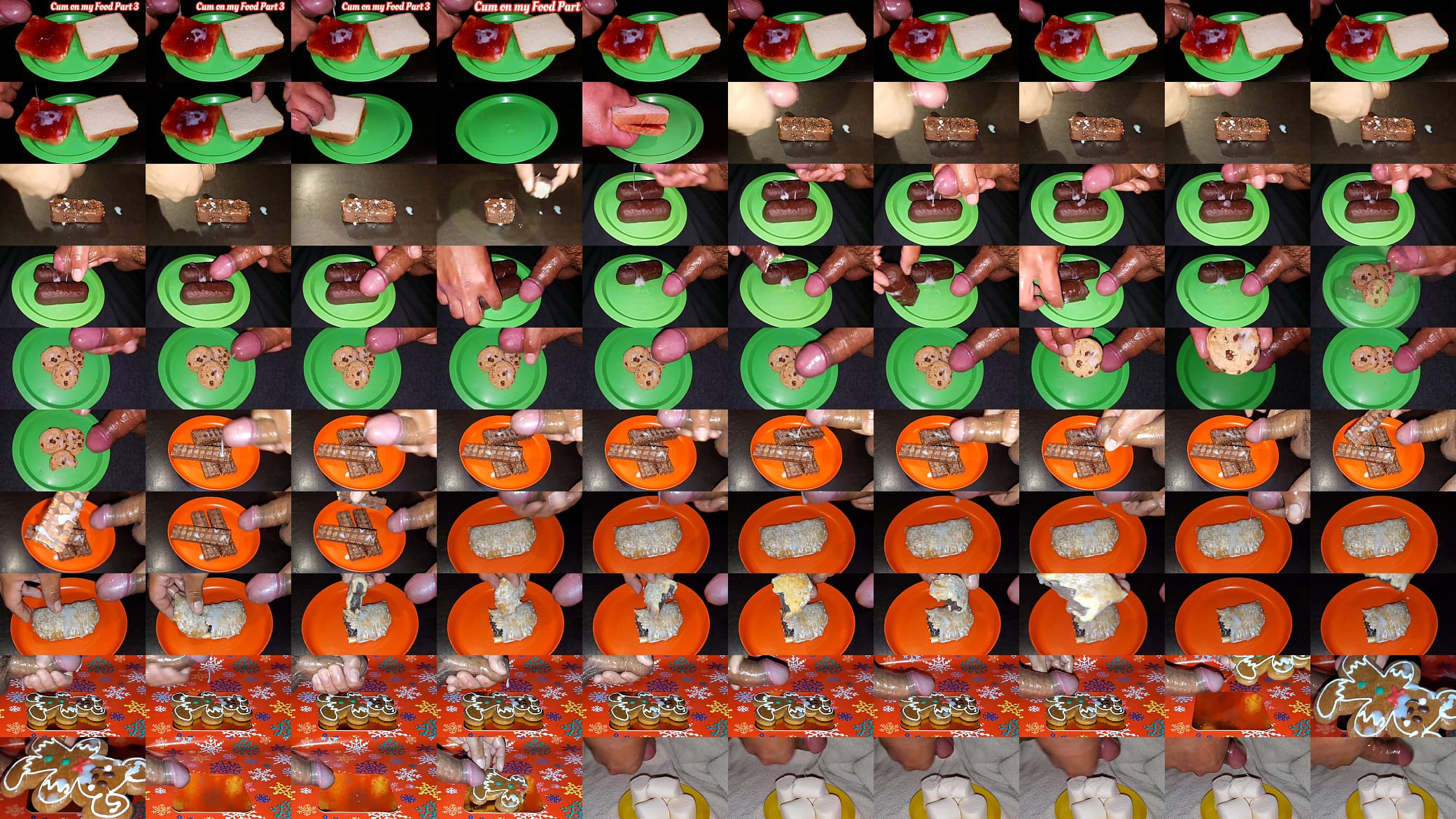 Cum on my Food CUMpilation: Part 3 预览图