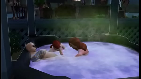 Two redhead share a cock