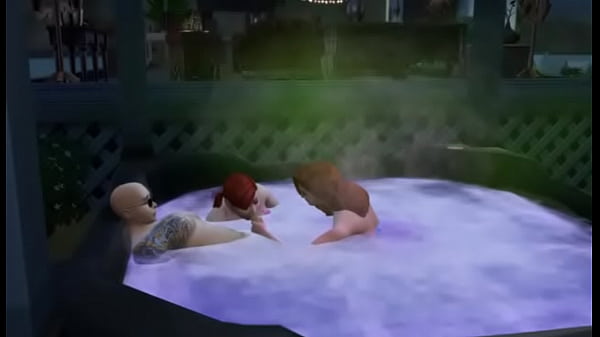 Two redhead share a cock