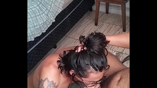 Naughty transvestite enjoying sucking my cock ,...