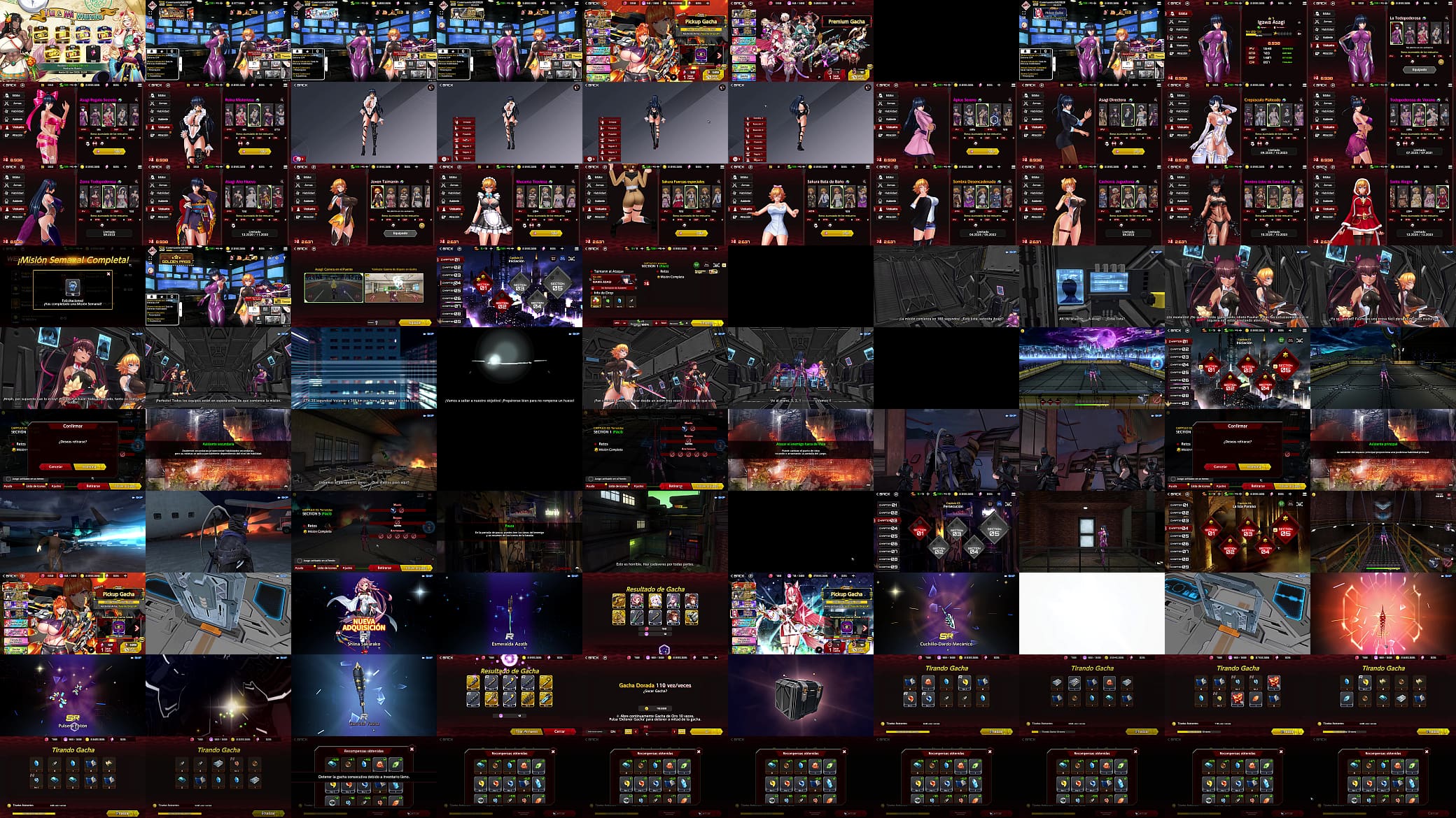 Action Taimanin - Part 1 - UNCENSORED (Compilation of all sex scenes) HD 1080p - Full Game - Easter Eggs - all scenes and secrets 预览图
