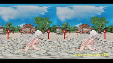 VR180 mmd Ayame Nude Dance 3d hololive Hentai 3 min