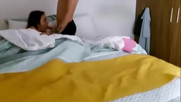 Passionate Sex Under the Sheets - Hidden Camera