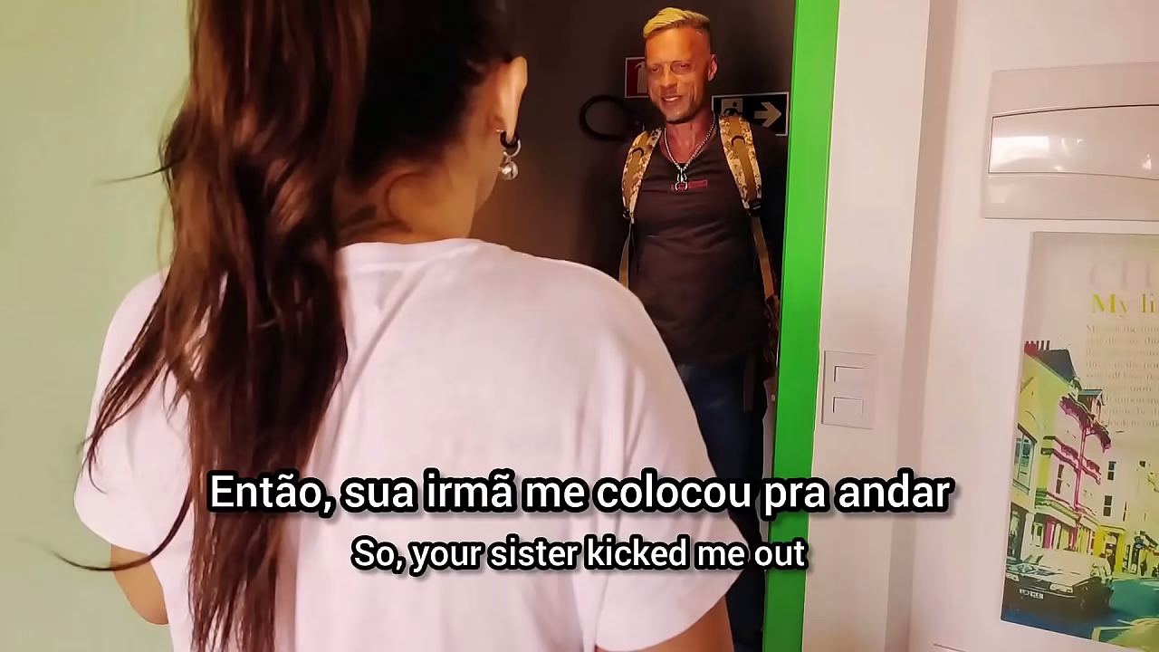 I was kicked out of my house and my sister-in-law took me to her apartment. I had to share the bed with her, and she started dreaming and only stopped after taking a lot of cum up her ass.