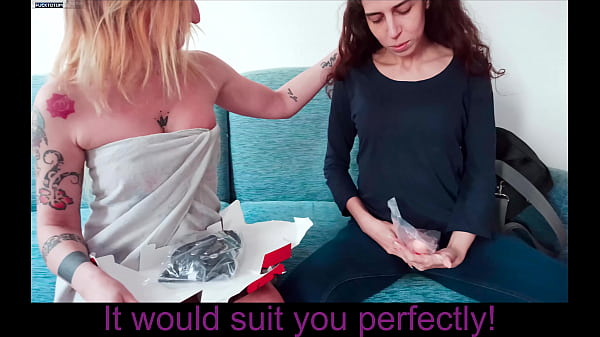 Strapon Delivery Girl Fucks Horny Woman's Ass And Makes Her Squirt