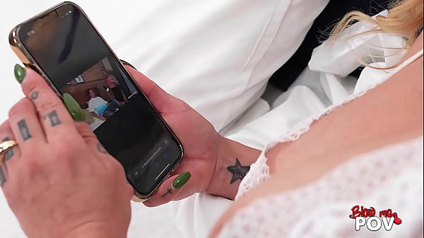 Blow Me POV - A Big Breasts Vixen is Sucking Vigorously her StepBro.