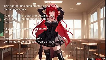 Slut Rias was confused and fucked by the entire teaching staff [AI]