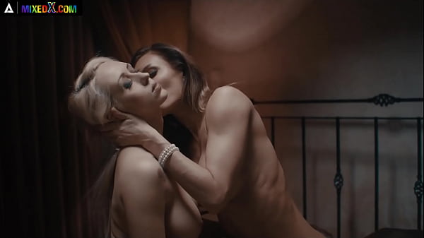 MIXEDX - Sexy Kitana Lure Fucks Hot Blonde Christina Shine With Lesbian Scissoring