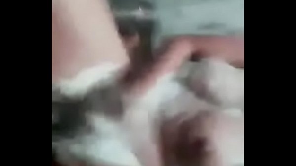 Country Girl Bathing While Shaking Pussy