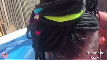 PADDLING POOL FUCK AND SUCK