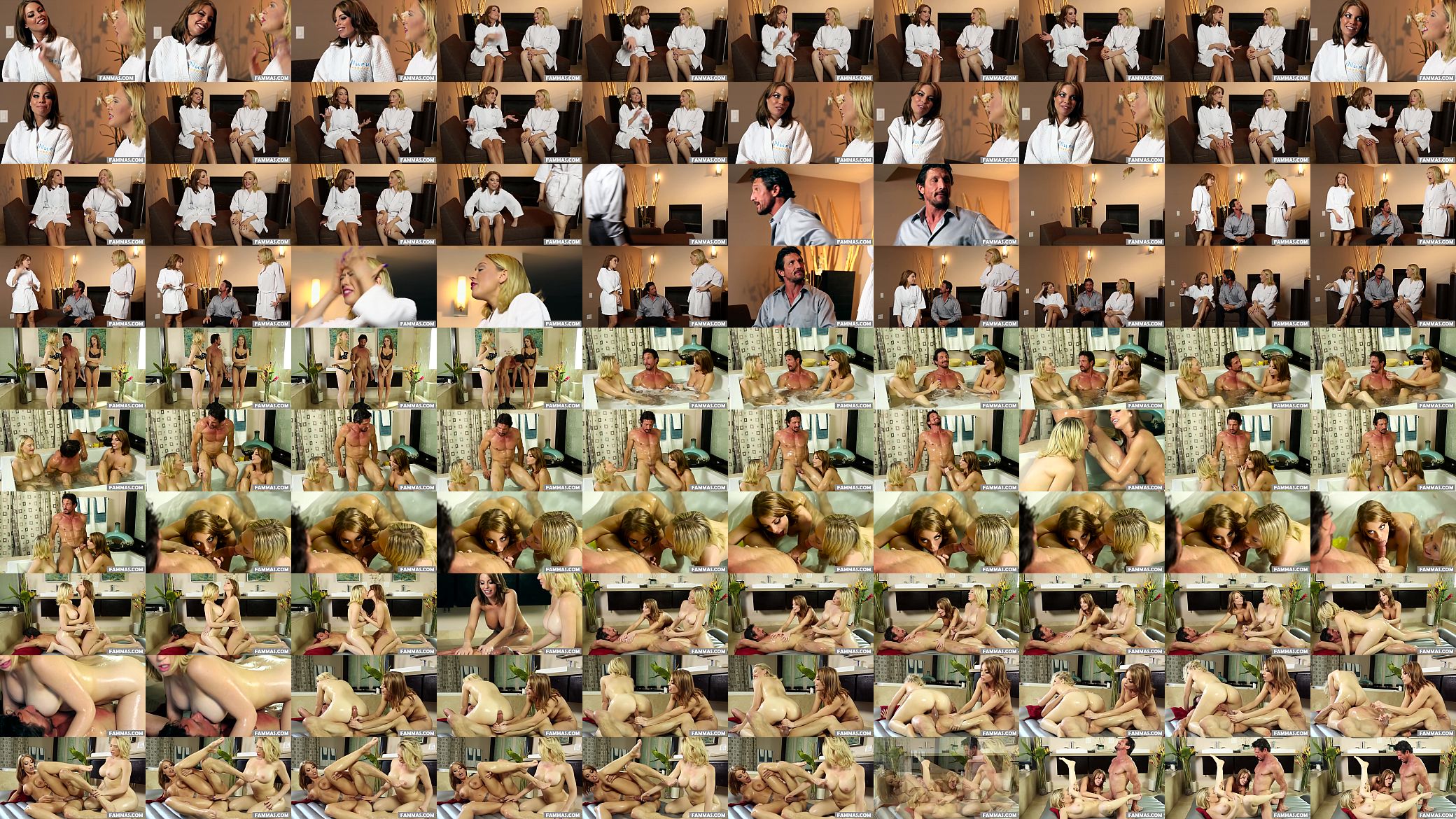 Busty stepsisters and their surprise client # Britney Amber, Kagney Linn Karter and Tommy Gunn 预览图